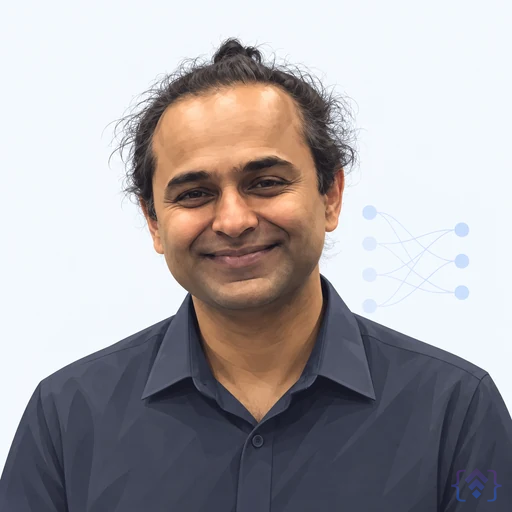 Editorial portrait of Ashish Vaswani