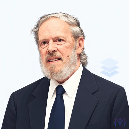 Editorial portrait of Dennis Ritchie