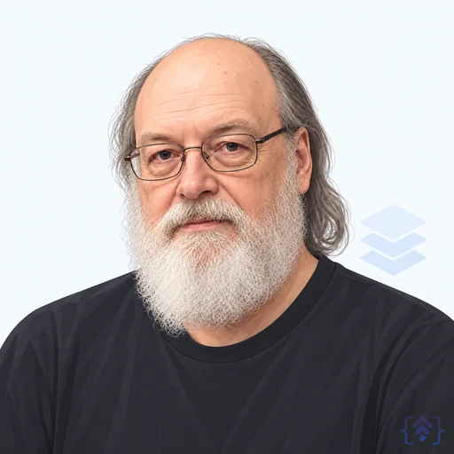 Editorial portrait of Ken Thompson