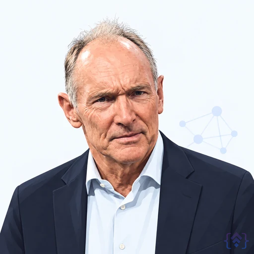 Editorial portrait of Tim Berners-Lee
